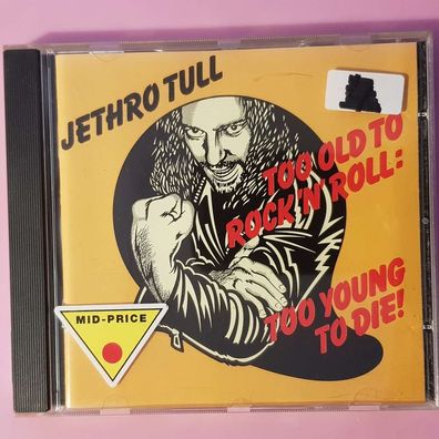 JETHRO TULL too old to rock n roll EMI Swindon UK EX/EX (CD Album, Pop)
