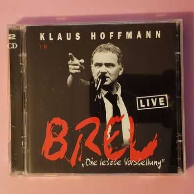 KLAUS Hoffmann brel die letzte vorstellung NM/EX (2CD, Chansons, Virgin)