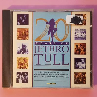 JETHRO TULL 20 years of jethro tull EMI Swindon UK VG+/EX (CD Album, Pop)