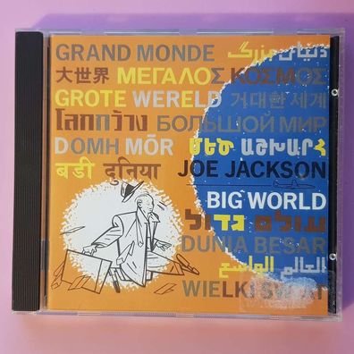 JOE Jackson big world FULL SILVER Polygram WGER VG+/EX (CD Album, Pop, A&M)