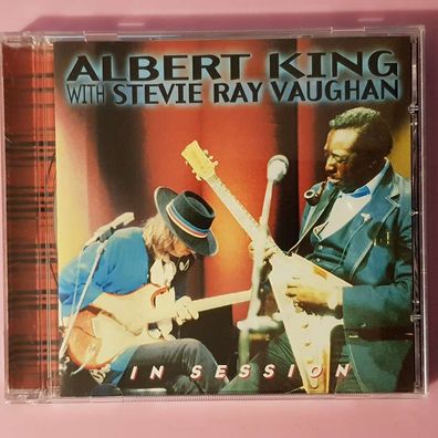 ALBERT KING / STEVIE RAY Vaughan in session ZYX EX/EX (CD Album, Blues, Stax)
