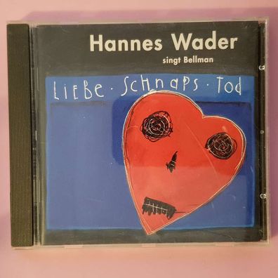 HANNES WADER liebe schnaps tod EX/EX (CD Album, Liedermacher, Pläne)