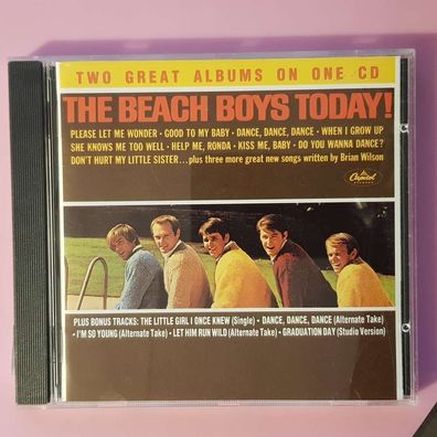 THE BEACH BOYS today! / summertimes EMI Swindon UK NM/EX (CD Album, Pop)