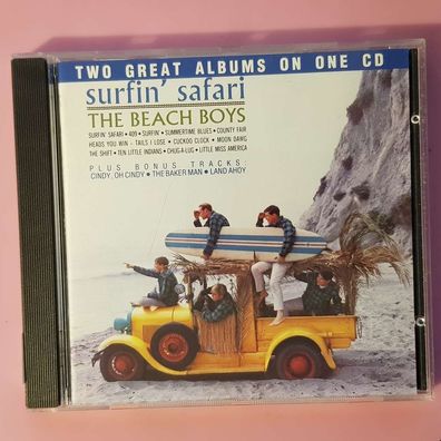 THE BEACH BOYS surfin safari & surfin EMI Swindon UK VG+/EX (CD Album, Pop)