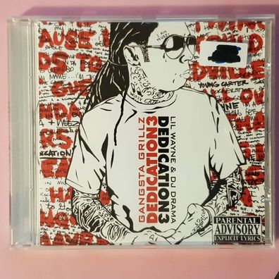 LIL WAYNE & DJ DRAMA dedication 3 DADC EX/EX (CD Album, HipHop)