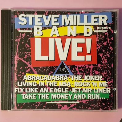 STEVE MILLER BAND live! MPO FRANCE VG+/VG+ (CD Album, Pop, Arcade)