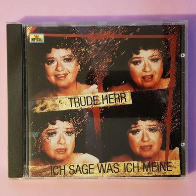 TRUDE HERR ich sage was ich meine Sonopress WGER VG+/EX (CD Album, Pop)