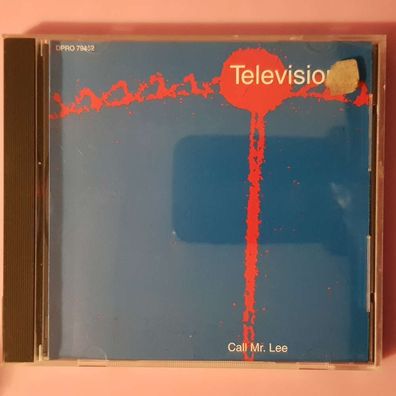 Television call me mr. lee Capitol JAX USA EX/VG+ (Maxi CD, Pop, Capitol)