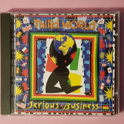 THIRD WORLD serious business FULL SILVER PDO WGER VG+/EX (Album CD, Reggae)