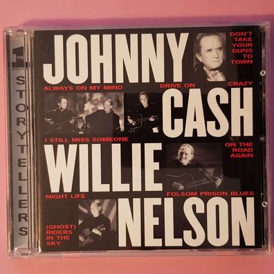 CASH JOHNNY NELSON WILLIE vh1 storytellers EU NM/EX (Album CD, Country)