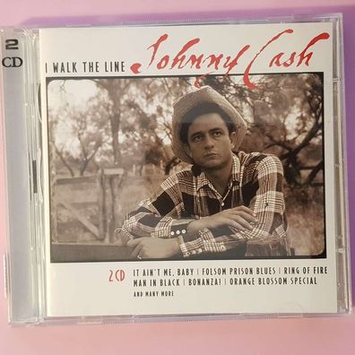 JOHNNY CASH i walk the line SMM EX/EX (2CD Album, Country, Epic)