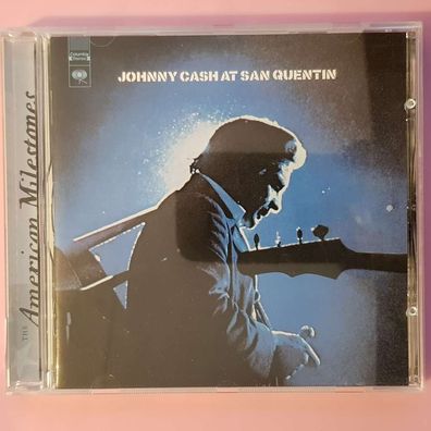 JOHNNY CASH at san quentin SMM Austria NM/EX (Album CD, Country, Columbia)