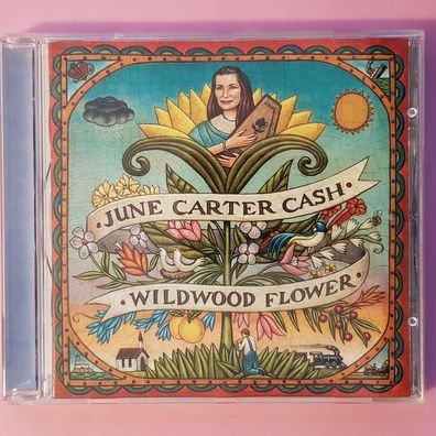 JUNE CARTER CASH wildwood flower Docdata Germany EX/EX (Album CD, Country)