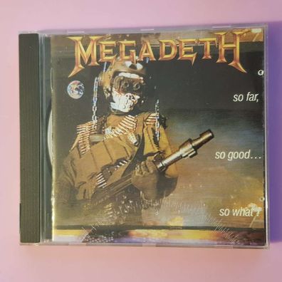 Megadeth so far, so good? so what! Holland NM/EX (Album CD, Pop, Capitol)