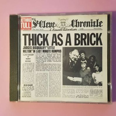 JETHRO TULL thick as a brick NIMBUS UK EX/VG+ (Album CD, Pop, Chrysalis)