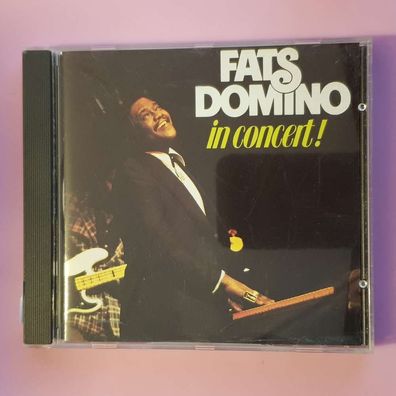 FATS DOMINO in concert! FULL SILVER WGER VG+/EX (Album CD, Jazz, Mercury)
