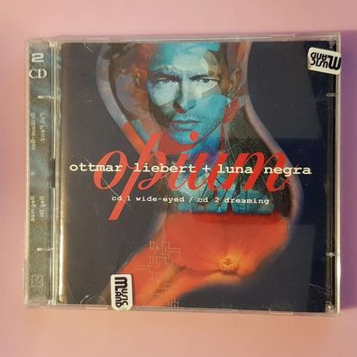 OTTMAR Liebert / LUNA NEGRA opium VG+/VG+ (2CD Album, Pop, Epic)