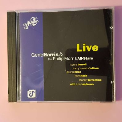 GENE HARRIS & PHILIP MORRIS ALL-STARS live Disctronics EC EX/EX (Album CD, Jazz)