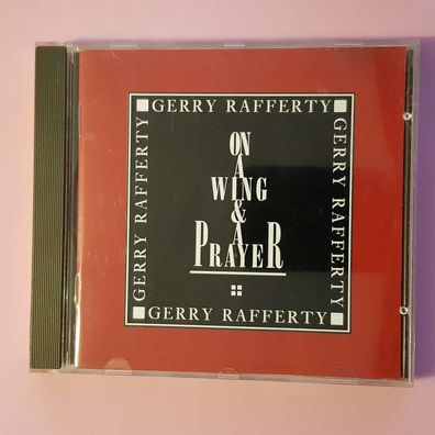 GERRY Rafferty on a wind & a prayer FULL SILVER EX/EX (Album CD, Pop, Polydor)