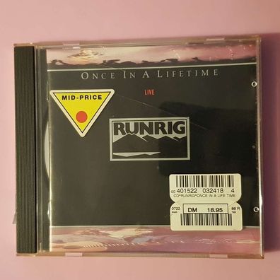RUNRIG once in a livetime (live) EMI Swindon UK EX/EX (Album CD, Pop, Chrysalis)