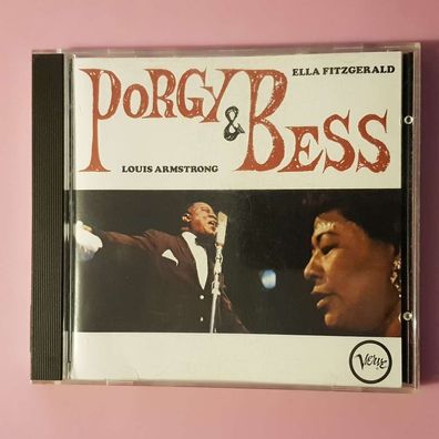 ELLA Fitzgerald & LOUIS Armstrong porgy & bess FULL SILVER Polygram EX/EX