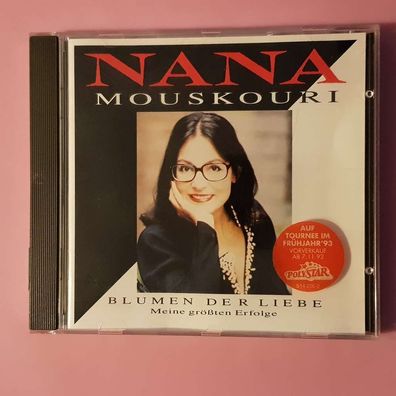 NANA Mouskouri blumen der liebe FULL SILVER Germany EX/VG+ (Album CD, Schlager)