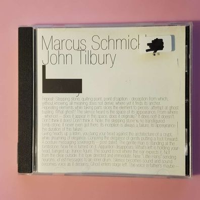 MARCUS Schmickler / JOHN Tilbury variety VG+/VG+ (Album CD, Electronic, A-Musik)