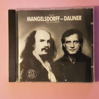 Mangelsdorff - DAUNER two is company P+O WGER EX/EX (Album CD, Jazz, Mood)