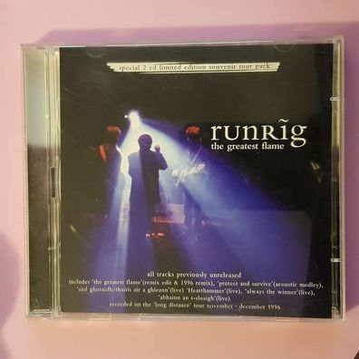 RUNRIG the greatest flame Limited VG+/VG+ (2MCD (Maxis), Pop, Chrysalis)