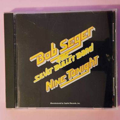 BOB SEGER & THE SILVER BULLET BAND nine tonight Capitol JAX VG+/VG+ (Album CD)