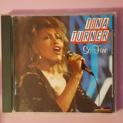 TINA TURNER so fine Lordisc FRANCE EX/VG+ (CD Album, Pop, The Entertainers)