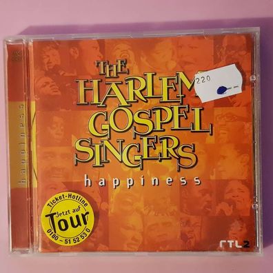 THE HARLEM GOSPEL Singers happiness VG+/VG+ (CD Album, Pop, Sony Music Media)