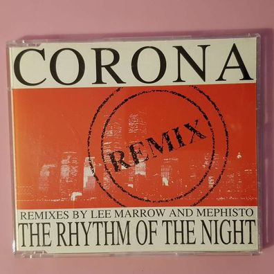 CORONA the rhythm of the night remix Sonopress VG+/VG+ (MCD, Pop, ZYX)