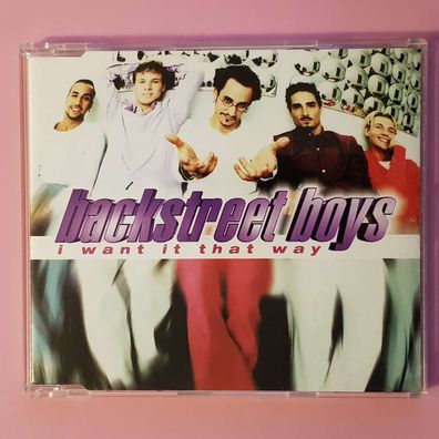 Backstreet BOYS i want it that way DADC EU NM/EX (MCD, Pop, Jive)