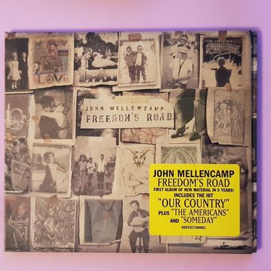 JOHN Mellencamp freedom's road GATE EDC Germany VG+ (CD Album, Pop)