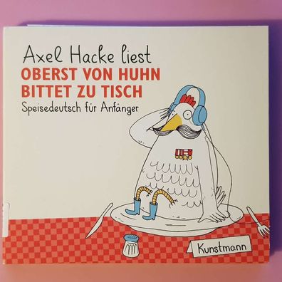AXEL HACKE oberst von huhn bittet zu tisch DIGI NM/EX (CD Album, Literatur)