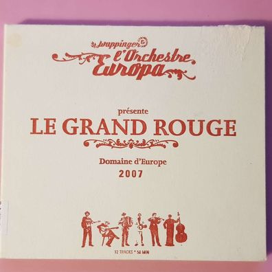 Wuppinger & L'ORCHESTRE EUROPA le grand rouge DIGI VG (CD Album, Jazz, Laika)