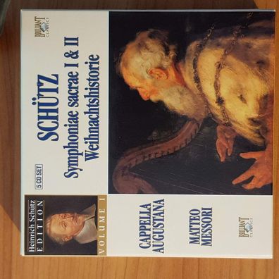 Heinrich SCHÜTZ symphoniae i & ii - weihnachtshistorie BOX EX/EX (5CD)