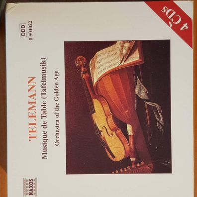Orchestra OF THE GOLDEN AGE telemann - musique de table OC EX/EX (4CD, Klassik)