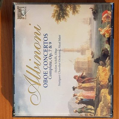 NICOL MATT albinoni - oboe concertos complete, op. 7 & 9 EX/EX (3CD, Classical)