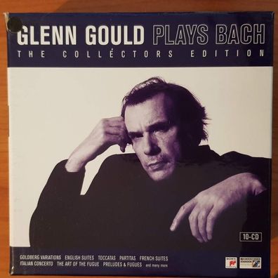 GLEN GOULD glenn gould plays bach BOX EX/EX (10CD, Classical, Sony Classical)