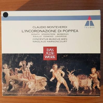 Nikolaus Harnoncourt monteverdi - l'incoronazione di poppea SLIP Germany EX/EX