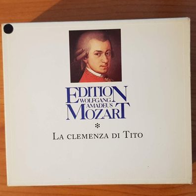 SIR COLIN DAVIS mozart / la clemenza di tito SLIP FULL SILVER WGER VG+/EX