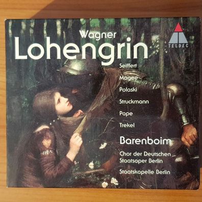 DANIEL Barenboim lohengrin SLIP EX/EX (3CD, Classical, TELDEC, 1998)