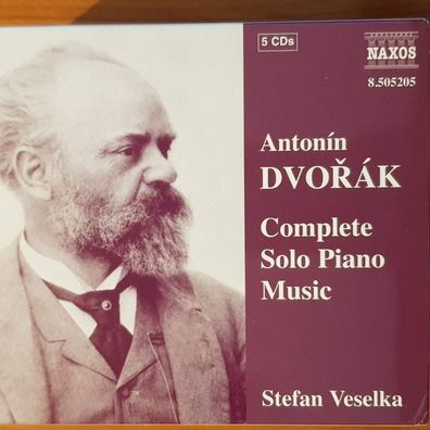 STEFAN Veselka dvorak - complete solo piano music SLIP EX/EX (5CD, Classical)