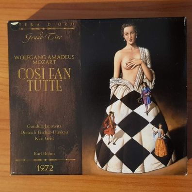 KARL BÖHM mozart - cosi fan tutte 1972 SLIP EX/EX (3CD, Opera D'Oro)