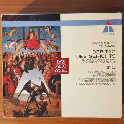 Nikolaus Harnoncourt telemann der tag des gerichts SLIP EX/EX (Doppel-CD)