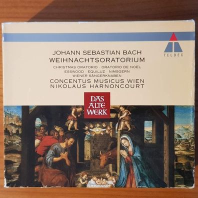 Nikolaus Harnoncourt bach weihnachtsoratorium SLIP EX/VG+ (Doppel-CD, Classical)