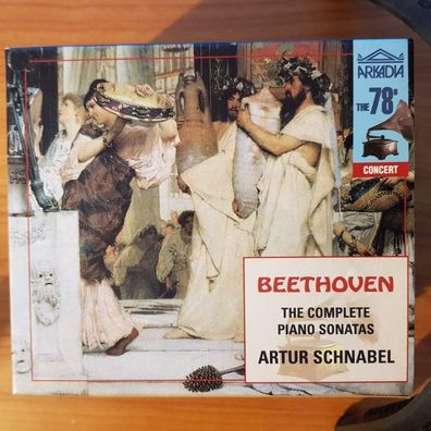 ARTUR Schnabel beethoven the complete piano sonatas SLIP ITALY NM/EX (8CD)
