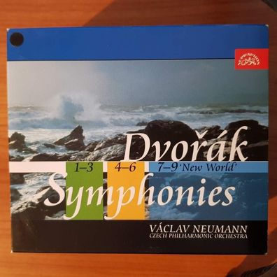 VÁCLAV Neumann dvorak - symphonies SLIP EX/EX (6CD, Classical, Supraphon)
